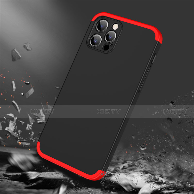 Funda Dura Plastico Rigida Carcasa Mate Frontal y Trasera 360 Grados M01 para Apple iPhone 12 Pro