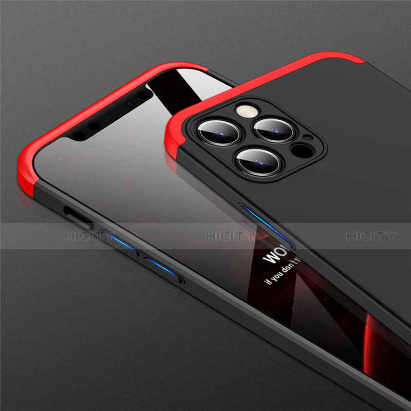 Funda Dura Plastico Rigida Carcasa Mate Frontal y Trasera 360 Grados M01 para Apple iPhone 12 Pro Max