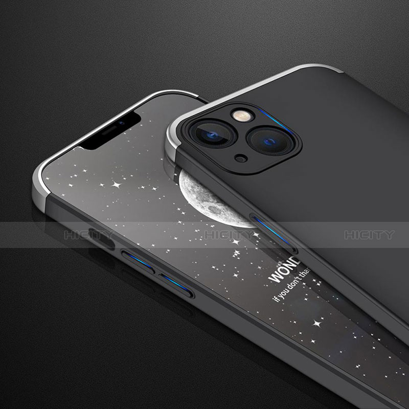 Funda Dura Plastico Rigida Carcasa Mate Frontal y Trasera 360 Grados M01 para Apple iPhone 14