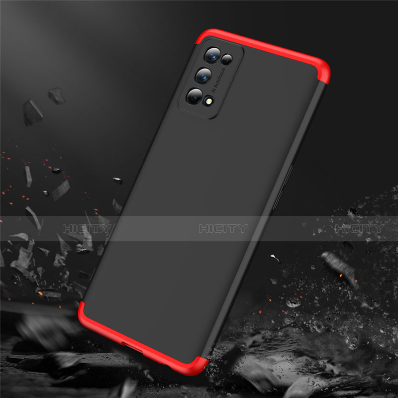 Funda Dura Plastico Rigida Carcasa Mate Frontal y Trasera 360 Grados M01 para Realme 7 Pro