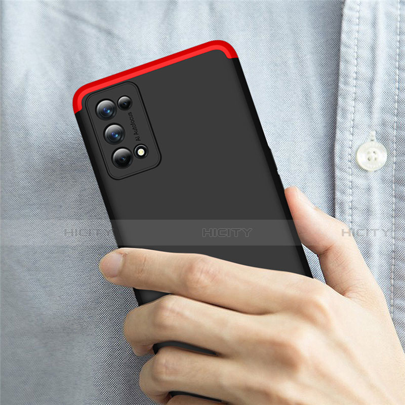 Funda Dura Plastico Rigida Carcasa Mate Frontal y Trasera 360 Grados M01 para Realme 7 Pro