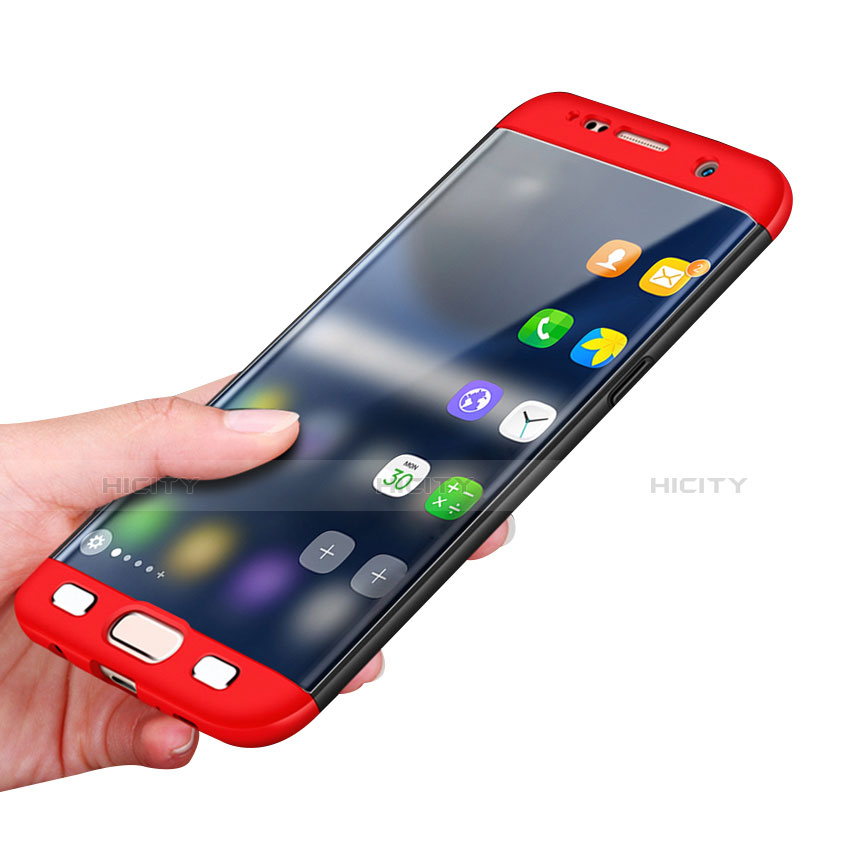 Funda Dura Plastico Rigida Carcasa Mate Frontal y Trasera 360 Grados M01 para Samsung Galaxy S7 Edge G935F