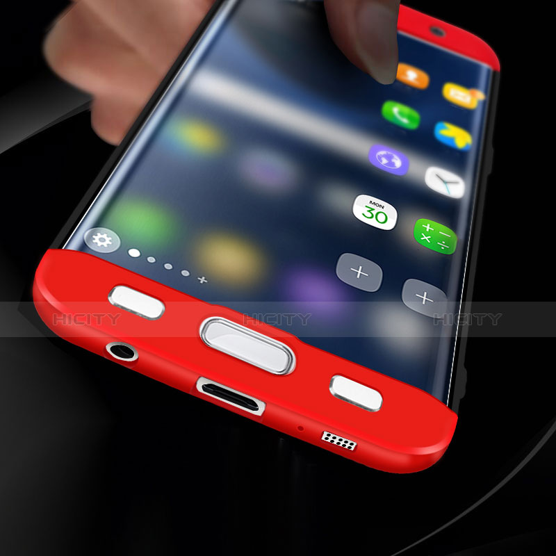 Funda Dura Plastico Rigida Carcasa Mate Frontal y Trasera 360 Grados M01 para Samsung Galaxy S7 Edge G935F