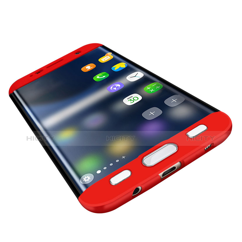 Funda Dura Plastico Rigida Carcasa Mate Frontal y Trasera 360 Grados M01 para Samsung Galaxy S7 Edge G935F