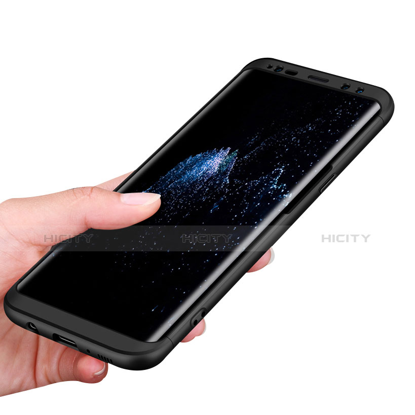 Funda Dura Plastico Rigida Carcasa Mate Frontal y Trasera 360 Grados M01 para Samsung Galaxy S8