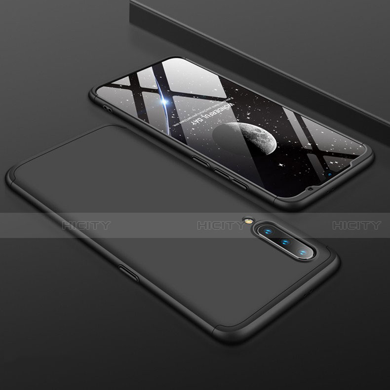 Funda Dura Plastico Rigida Carcasa Mate Frontal y Trasera 360 Grados M01 para Xiaomi Mi 9 Pro 5G Negro