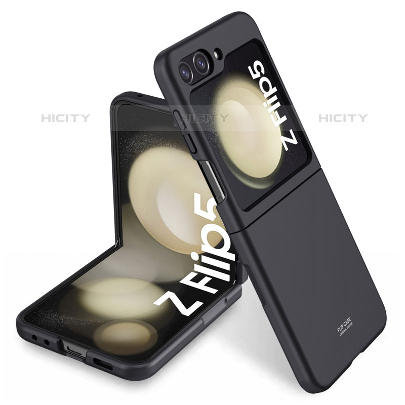 Funda Dura Plastico Rigida Carcasa Mate Frontal y Trasera 360 Grados MK1 para Samsung Galaxy Z Flip5 5G