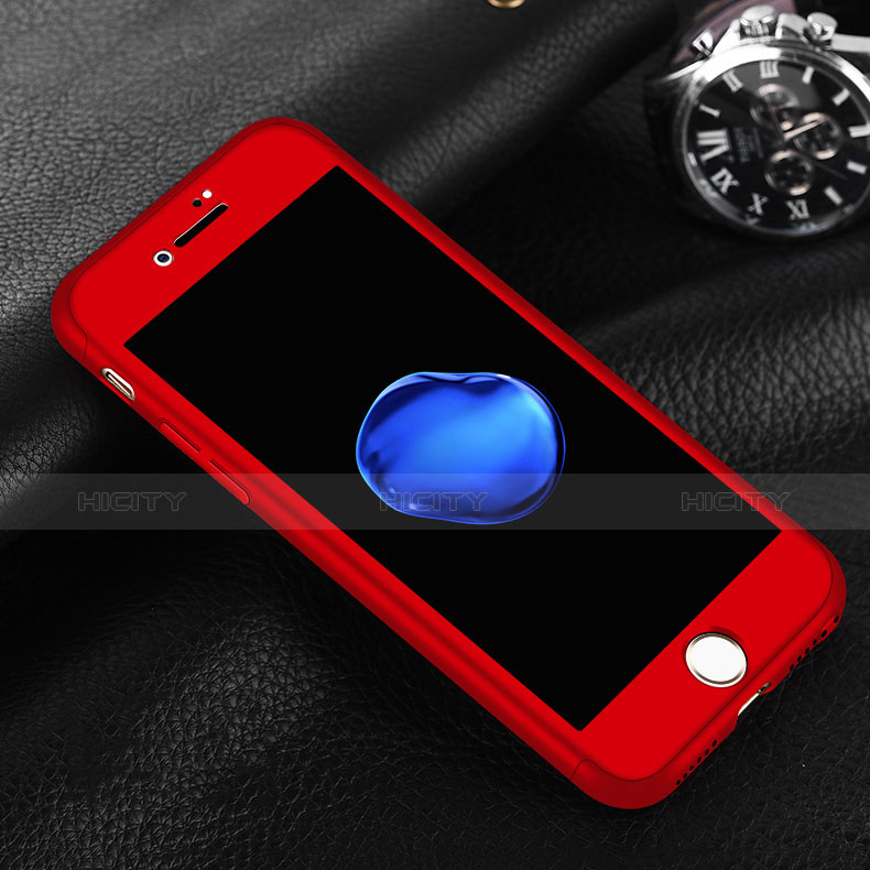 Funda Dura Plastico Rigida Carcasa Mate Frontal y Trasera 360 Grados P01 para Apple iPhone 8