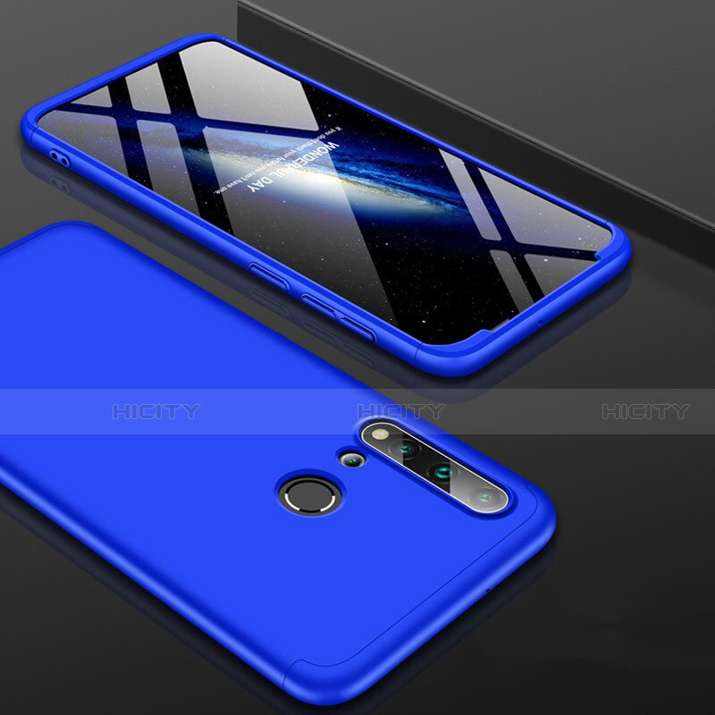 Funda Dura Plastico Rigida Carcasa Mate Frontal y Trasera 360 Grados P01 para Huawei Nova 5i Azul