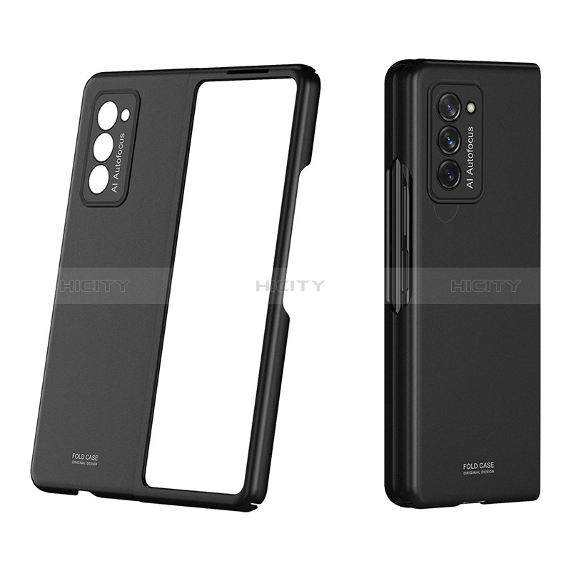 Funda Dura Plastico Rigida Carcasa Mate Frontal y Trasera 360 Grados P01 para Samsung Galaxy Z Fold2 5G