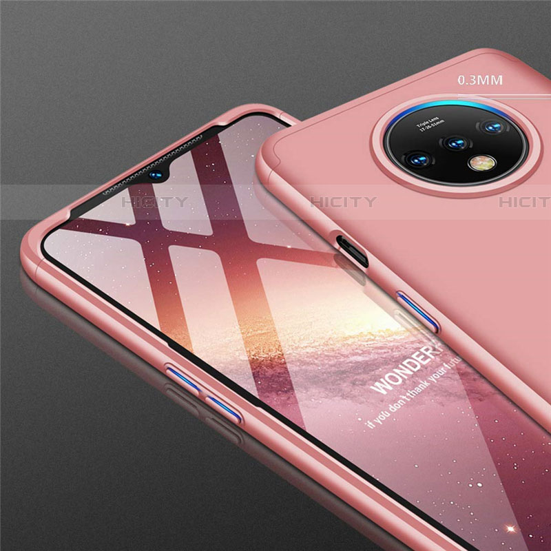 Funda Dura Plastico Rigida Carcasa Mate Frontal y Trasera 360 Grados P02 para OnePlus 7T