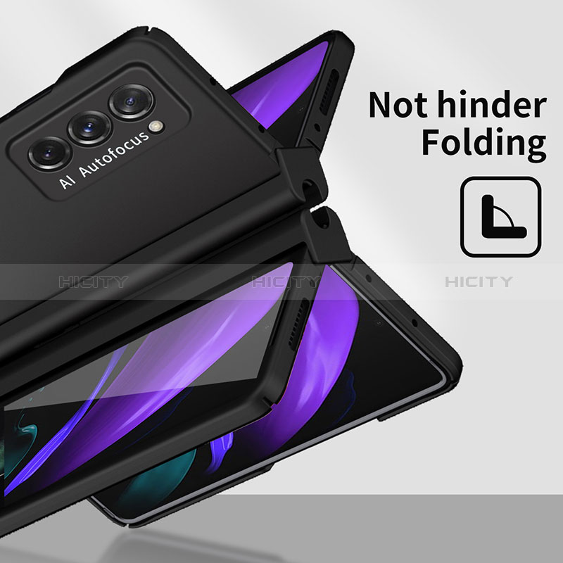 Funda Dura Plastico Rigida Carcasa Mate Frontal y Trasera 360 Grados P02 para Samsung Galaxy Z Fold2 5G