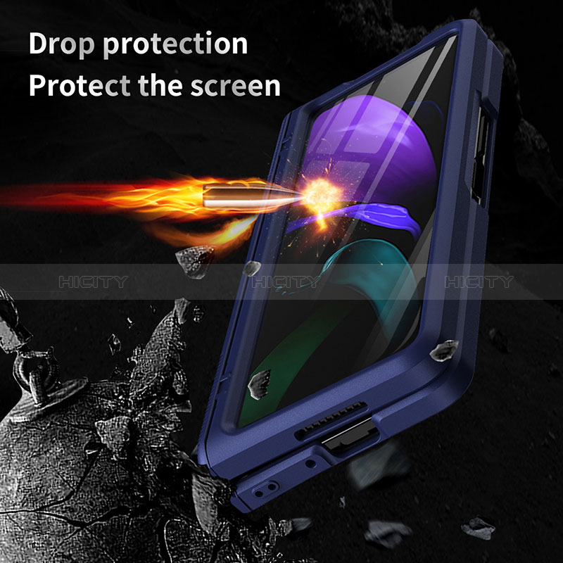 Funda Dura Plastico Rigida Carcasa Mate Frontal y Trasera 360 Grados P05 para Samsung Galaxy Z Fold2 5G
