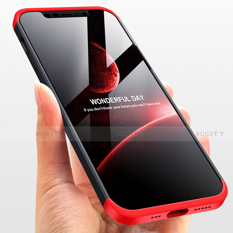 Funda Dura Plastico Rigida Carcasa Mate Frontal y Trasera 360 Grados para Apple iPhone 12 Pro Max