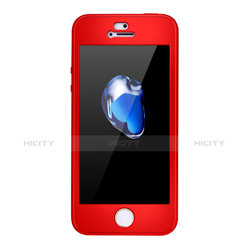 Funda Dura Plastico Rigida Carcasa Mate Frontal y Trasera 360 Grados para Apple iPhone 5