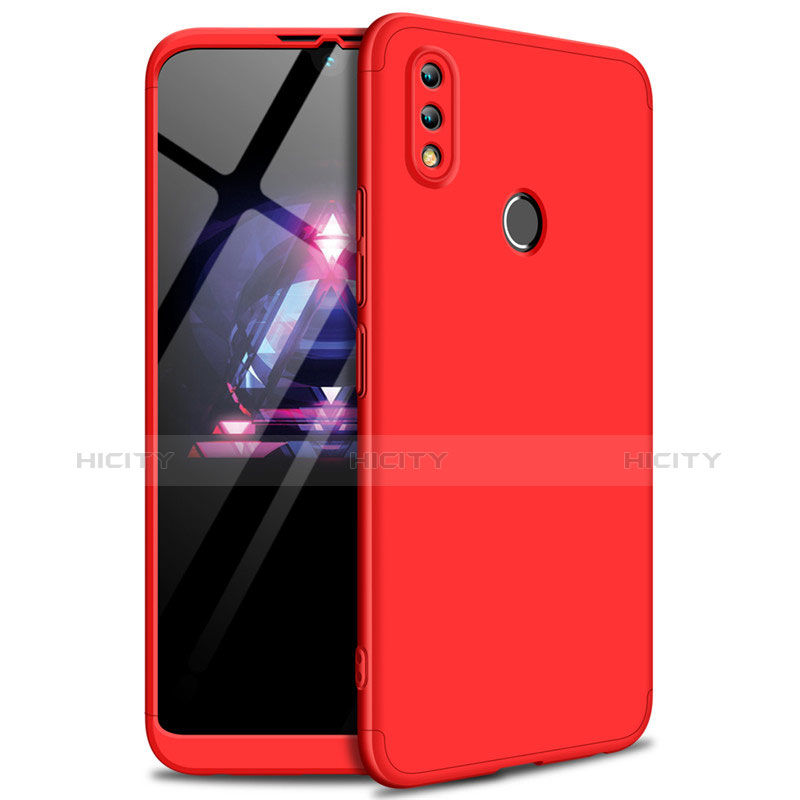 Funda Dura Plastico Rigida Carcasa Mate Frontal y Trasera 360 Grados para Huawei Enjoy Max Rojo