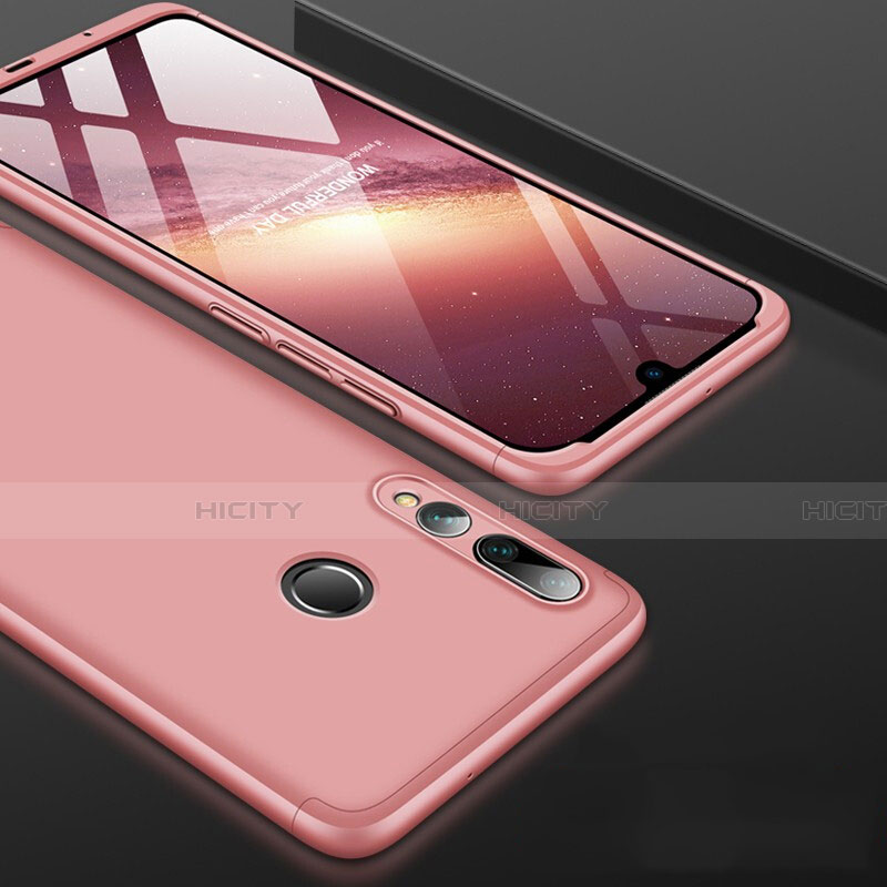 Funda Dura Plastico Rigida Carcasa Mate Frontal y Trasera 360 Grados para Huawei Honor 20E Oro Rosa