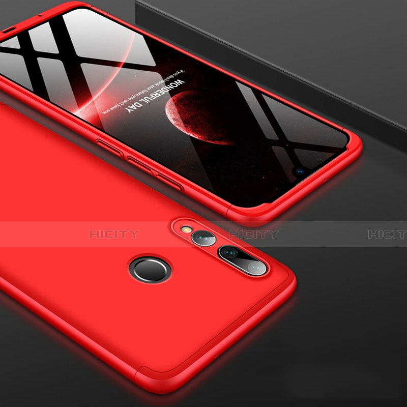 Funda Dura Plastico Rigida Carcasa Mate Frontal y Trasera 360 Grados para Huawei Honor 20E Rojo