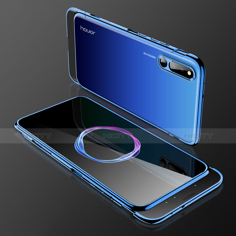 Funda Dura Plastico Rigida Carcasa Mate Frontal y Trasera 360 Grados para Huawei Honor Magic 2 Azul
