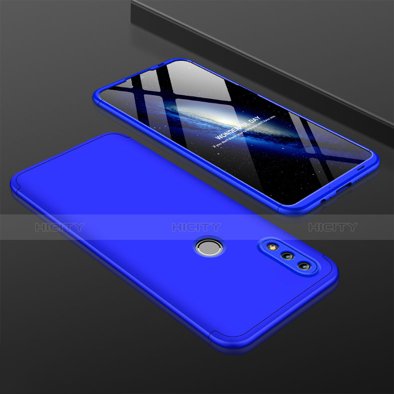 Funda Dura Plastico Rigida Carcasa Mate Frontal y Trasera 360 Grados para Huawei P Smart (2019) Azul