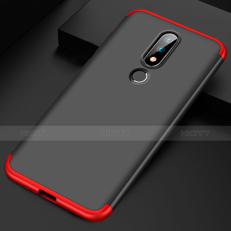 Funda Dura Plastico Rigida Carcasa Mate Frontal y Trasera 360 Grados para Nokia 6.1 Plus