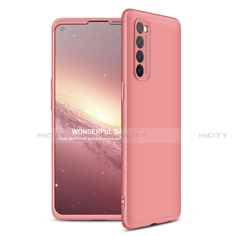 Funda Dura Plastico Rigida Carcasa Mate Frontal y Trasera 360 Grados para Oppo Reno4 Pro 4G