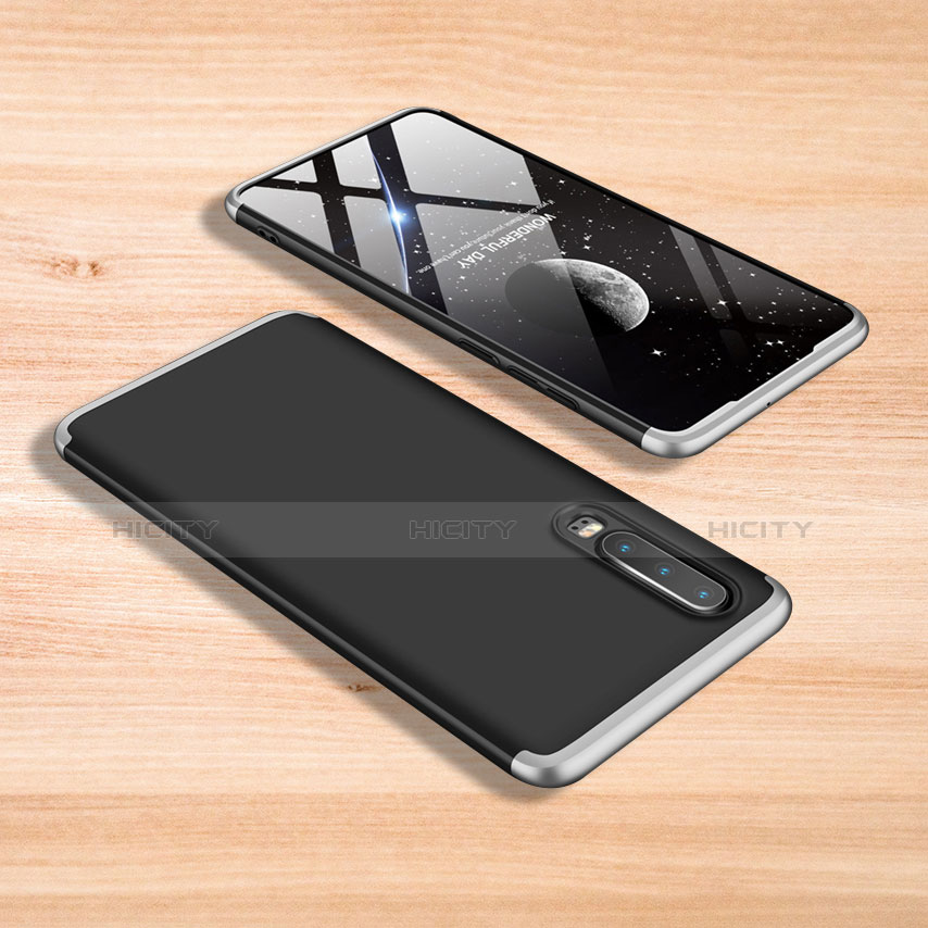 Funda Dura Plastico Rigida Carcasa Mate Frontal y Trasera 360 Grados para Xiaomi Mi 9 Plata