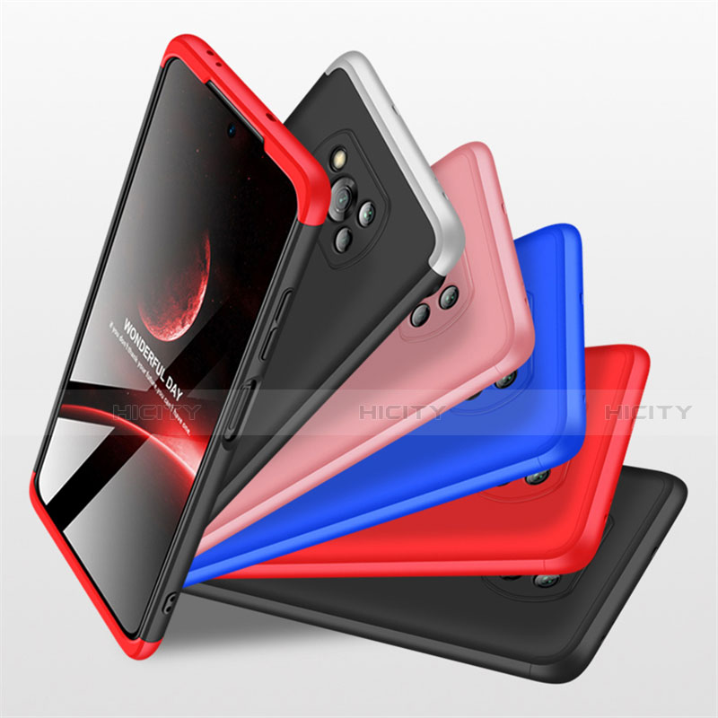 Funda Dura Plastico Rigida Carcasa Mate Frontal y Trasera 360 Grados para Xiaomi Poco X3