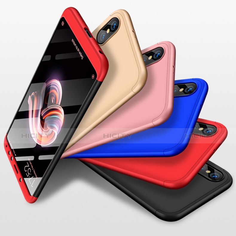 Funda Dura Plastico Rigida Carcasa Mate Frontal y Trasera 360 Grados para Xiaomi Redmi Note 5