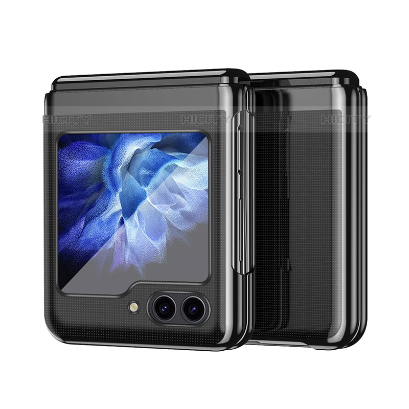 Funda Dura Plastico Rigida Carcasa Mate Frontal y Trasera 360 Grados QH2 para Samsung Galaxy Z Flip5 5G