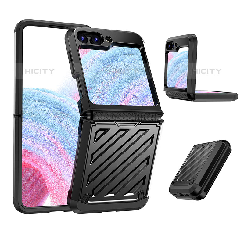 Funda Dura Plastico Rigida Carcasa Mate Frontal y Trasera 360 Grados Z01L para Samsung Galaxy Z Flip5 5G