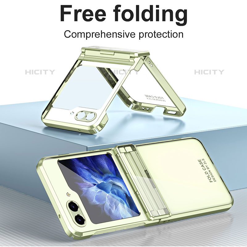 Funda Dura Plastico Rigida Carcasa Mate Frontal y Trasera 360 Grados ZL9 para Samsung Galaxy Z Flip5 5G