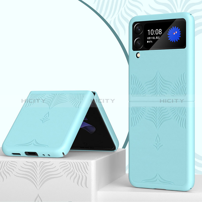 Funda Dura Plastico Rigida Carcasa Mate H04 para Samsung Galaxy Z Flip3 5G