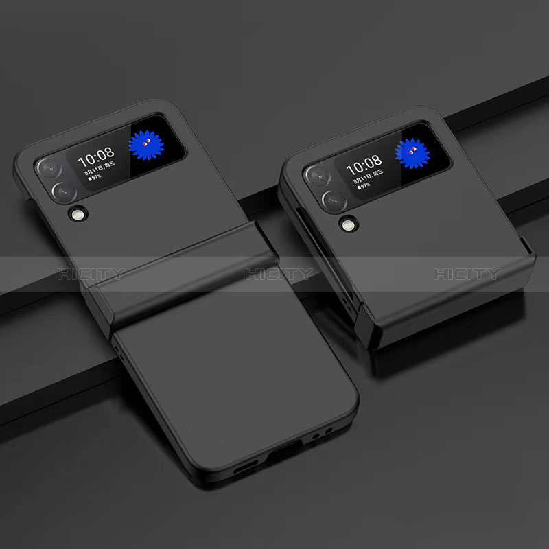 Funda Dura Plastico Rigida Carcasa Mate H06 para Samsung Galaxy Z Flip3 5G Negro