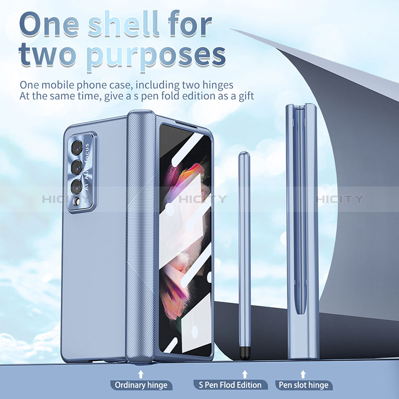 Funda Dura Plastico Rigida Carcasa Mate H08 para Samsung Galaxy Z Fold3 5G