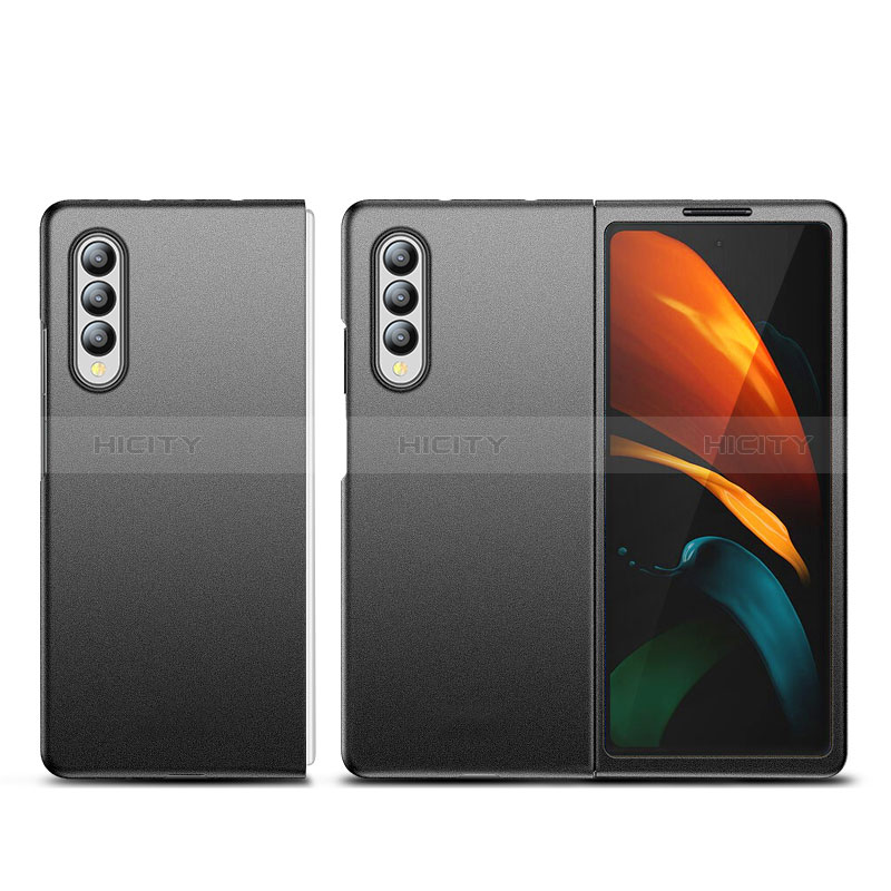 Funda Dura Plastico Rigida Carcasa Mate L06 para Samsung Galaxy Z Fold3 5G Negro