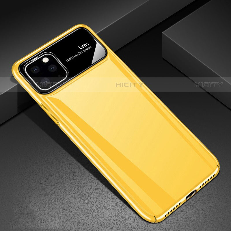 Funda Dura Plastico Rigida Carcasa Mate M01 para Apple iPhone 11 Pro Amarillo