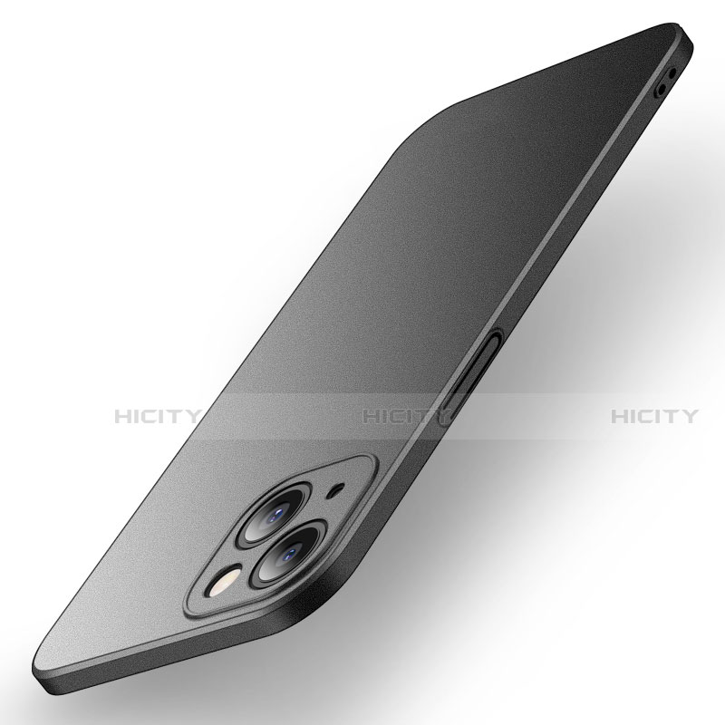Funda Dura Plastico Rigida Carcasa Mate M01 para Apple iPhone 13 Mini Negro