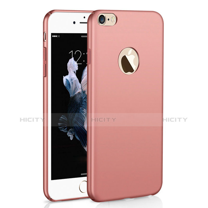 Funda Dura Plastico Rigida Carcasa Mate M01 para Apple iPhone 6S Plus Oro Rosa