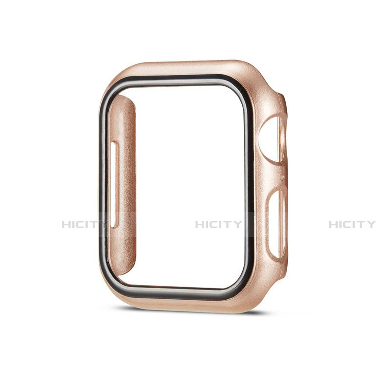 Funda Dura Plastico Rigida Carcasa Mate M01 para Apple iWatch 5 40mm Oro