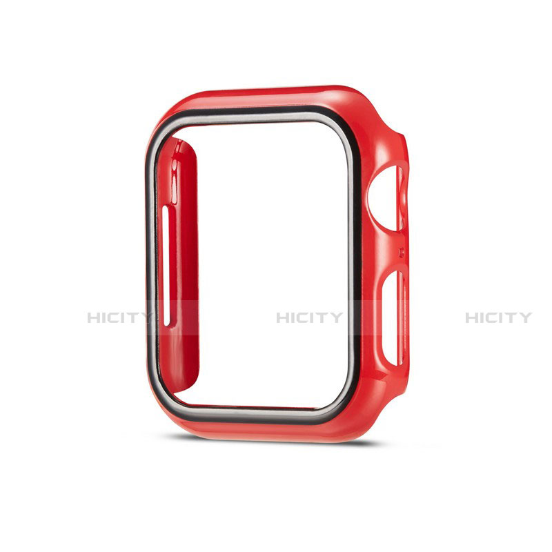 Funda Dura Plastico Rigida Carcasa Mate M01 para Apple iWatch 5 44mm Rojo