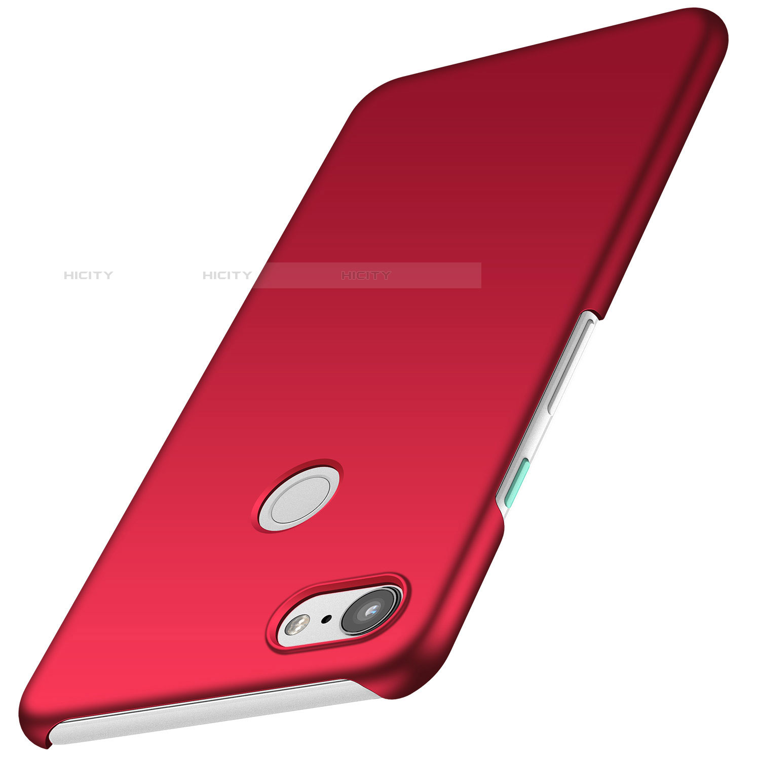 Funda Dura Plastico Rigida Carcasa Mate M01 para Google Pixel 3 XL Rojo