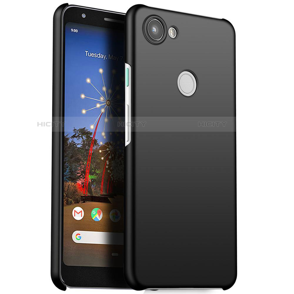 Funda Dura Plastico Rigida Carcasa Mate M01 para Google Pixel 3a Negro