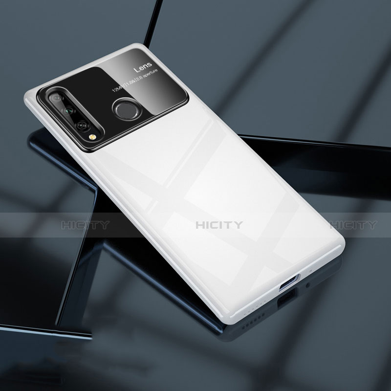 Funda Dura Plastico Rigida Carcasa Mate M01 para Huawei Enjoy 10 Plus Blanco