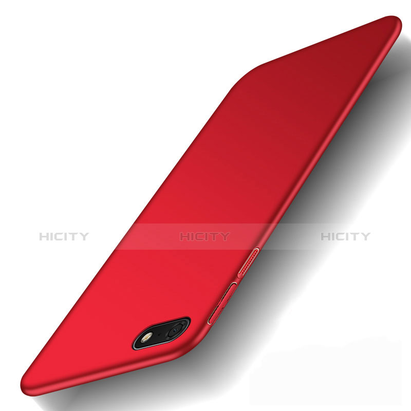 Funda Dura Plastico Rigida Carcasa Mate M01 para Huawei Enjoy 8e Lite Rojo