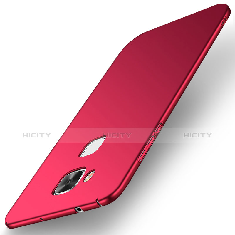 Funda Dura Plastico Rigida Carcasa Mate M01 para Huawei G7 Plus Rojo