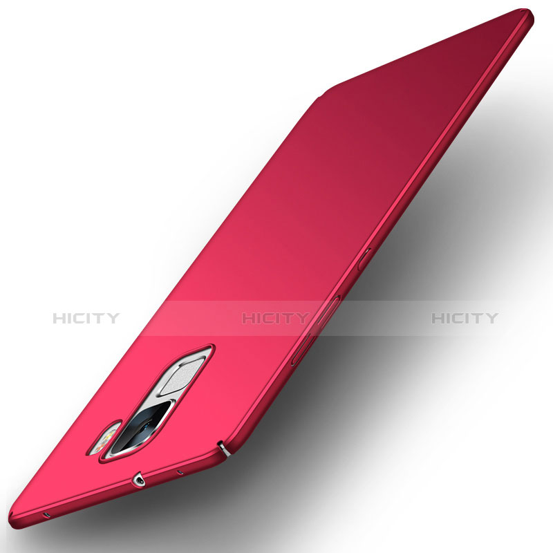 Funda Dura Plastico Rigida Carcasa Mate M01 para Huawei Honor 7 Dual SIM Rojo