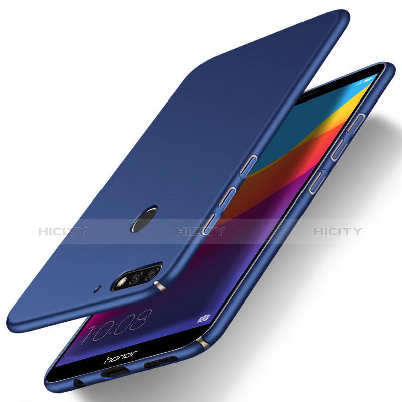 Funda Dura Plastico Rigida Carcasa Mate M01 para Huawei Honor 7A Azul