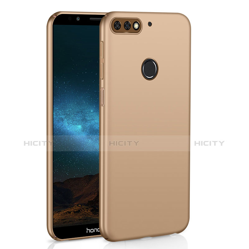 Funda Dura Plastico Rigida Carcasa Mate M01 para Huawei Honor 7C Oro