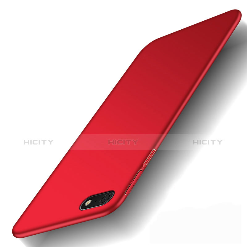 Funda Dura Plastico Rigida Carcasa Mate M01 para Huawei Honor 7S Rojo